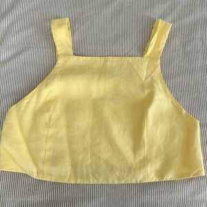 Katin Yellow Crop Top